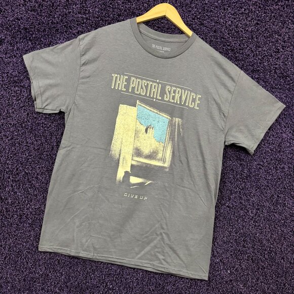 The Postal Service Give Up Window Portal Album Cover T-Shirt Size Large - Picture 3 of 4